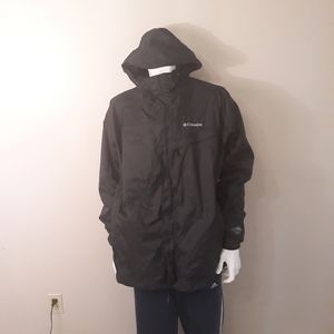 Columbia omni tech rain jacket men 2xl black